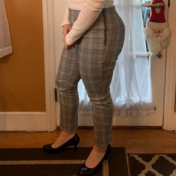 A New Day Plaid Straight Leg Dress Pants - Picture 7 of 8